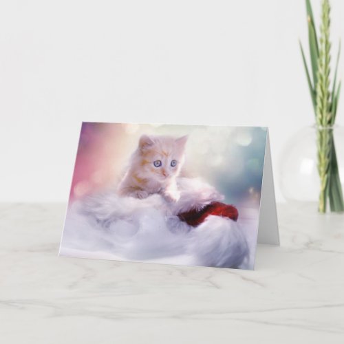 Kitten to the Rescue Christmas Card