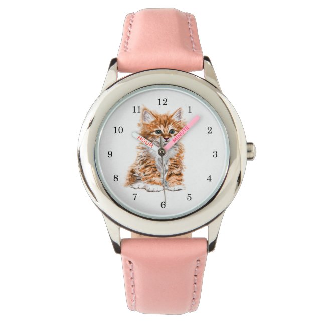 Kitten Watch Gift Sweet Baby Cat (Front)