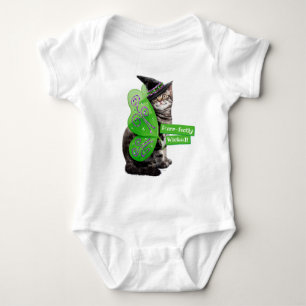 Kitten Witch Fairy Baby Bodysuit