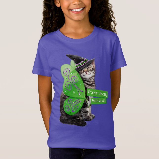 Kitten Witch Fairy T-Shirt (Front)