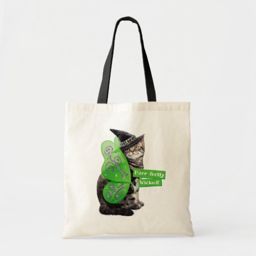 Kitten Witch Fairy Tote Bag