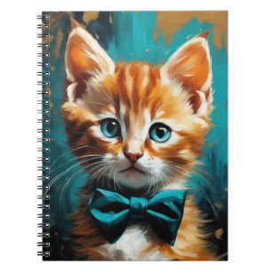 Kitten with a Bow Tie   Notebook