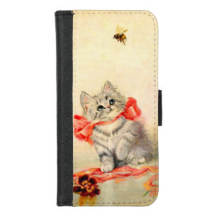 Kitten with a Red Ribbon iPhone 8/7 Wallet Case