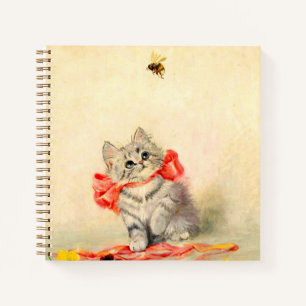 Kitten with a Red Ribbon Notebook