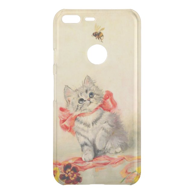 Kitten with a Red Ribbon Uncommon Google Pixel XL Case (Back)