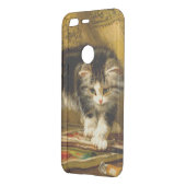 Kitten with Paint and Brushes Uncommon Google Pixel Case (Back/Left)