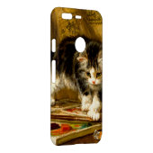 Kitten with Paint and Brushes Uncommon Google Pixel Case (Back/Right)