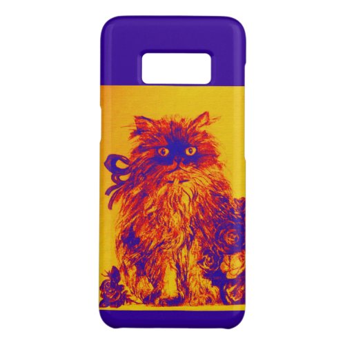 KITTEN WITH YELLOW BLUE ROSES Case_Mate SAMSUNG GALAXY S8 CASE