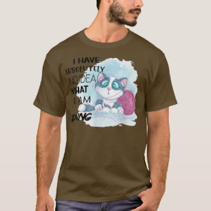 Kitten Yarn Novelty Knitting Humor Kitty Animal Lo T-Shirt