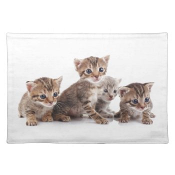 Kittens And More Kittens Placemat by mitmoo3 at Zazzle