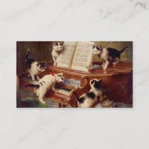 Kittens and Piano Enclosure Card