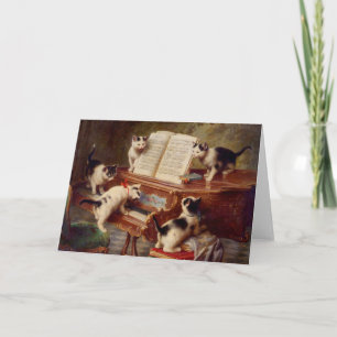 Kittens and Piano Invitation