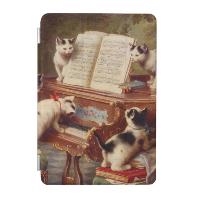 Kittens and Piano iPad Mini Cover (Front)