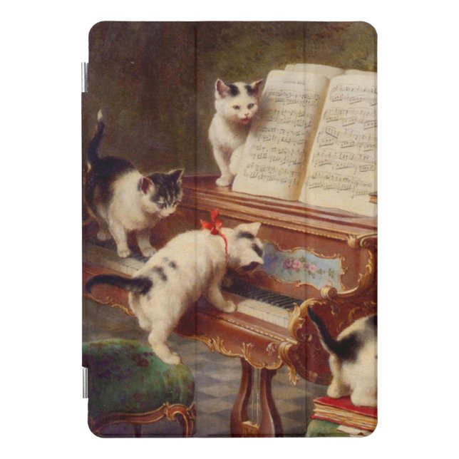 Kittens and Piano iPad Pro Cover (Front)