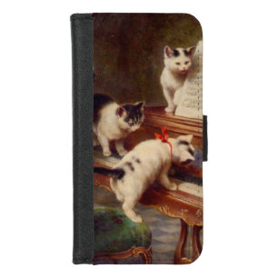 Kittens and Piano iPhone 8/7 Wallet Case