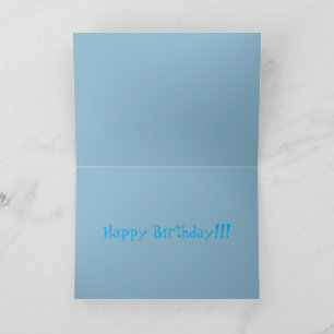 Kittens and puppy run ice cream truck birthday thank you card