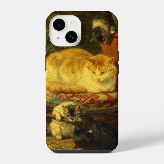 Kittens at Play Iphone Case (Back)
