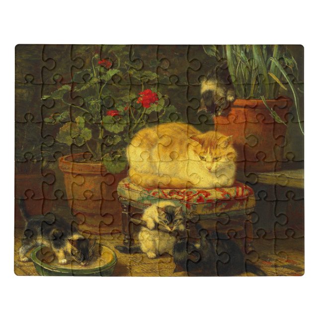 Kittens at Play Jigsaw Puzzle (Puzzle Horizontal)