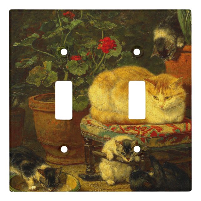 Kittens at Play Light Switch Cover (Front)