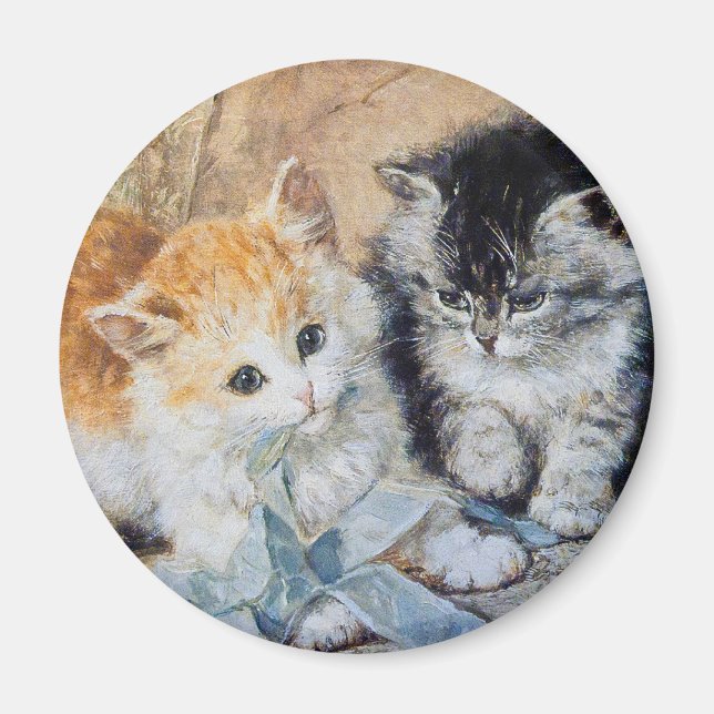 Kittens at Play Magnet (Front)