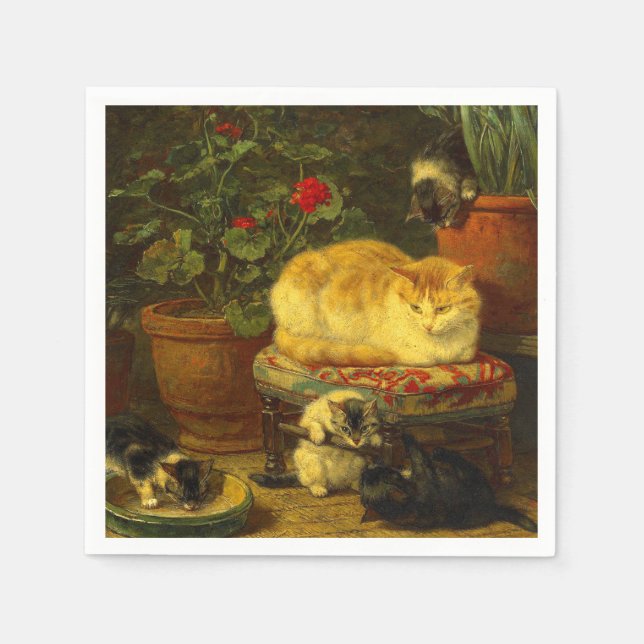 Kittens at Play Napkins (Front)