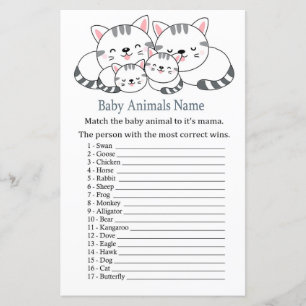 Kittens Baby Animals Name Game