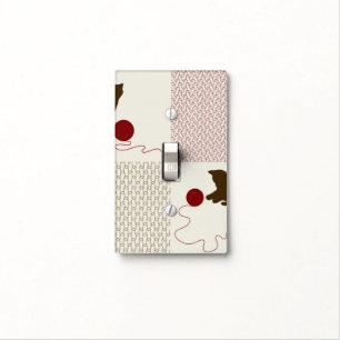 Kittens Backgrounds Light Switch Cover