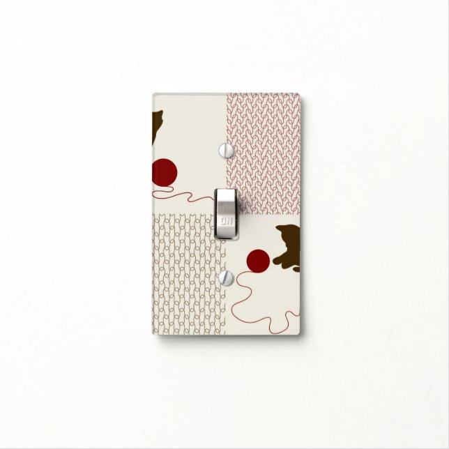 Kittens Backgrounds Light Switch Cover (In Situ)