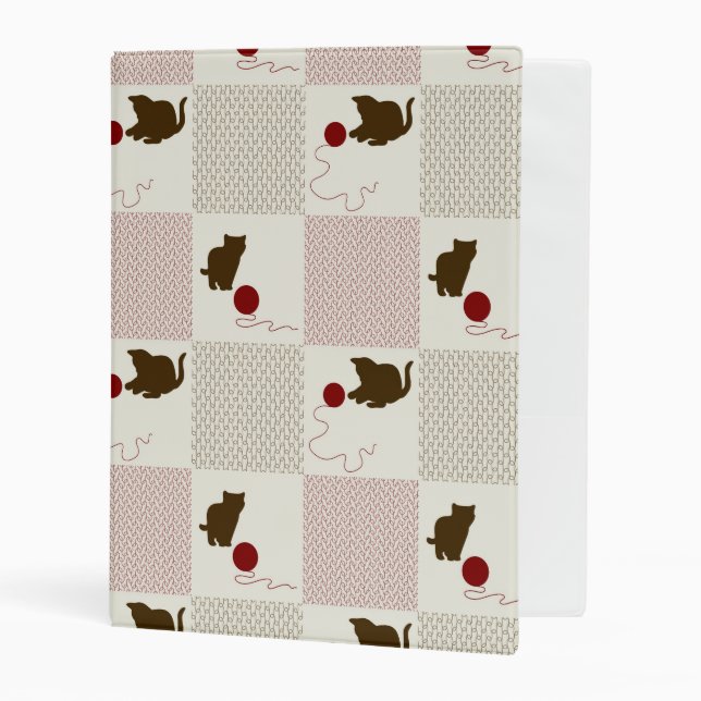 Kittens Backgrounds Mini Binder (Front/Inside)