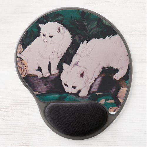 Kittens by the Pond Gel Mousepad