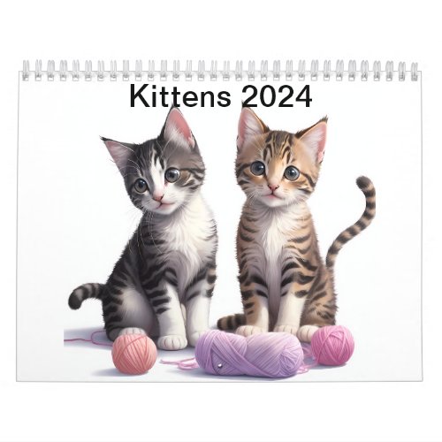 Kittens Calendar 2024