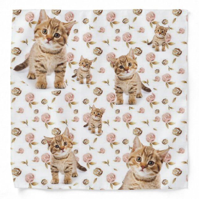 Kittens Cats Bandana (Front)