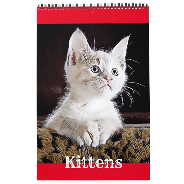 KITTENS CATS PUPPIES - Calendar (Cover)