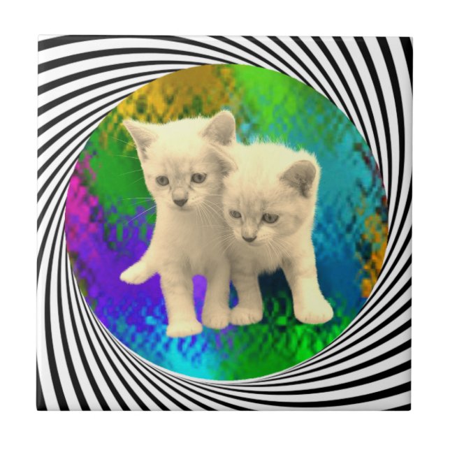 KITTENS CERAMIC TILE (Front)