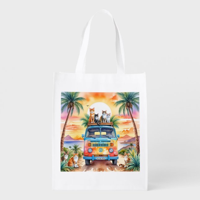 Kittens design shopping bag (Back)