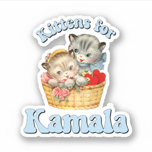 Kittens for Kamala Sticker (Front)