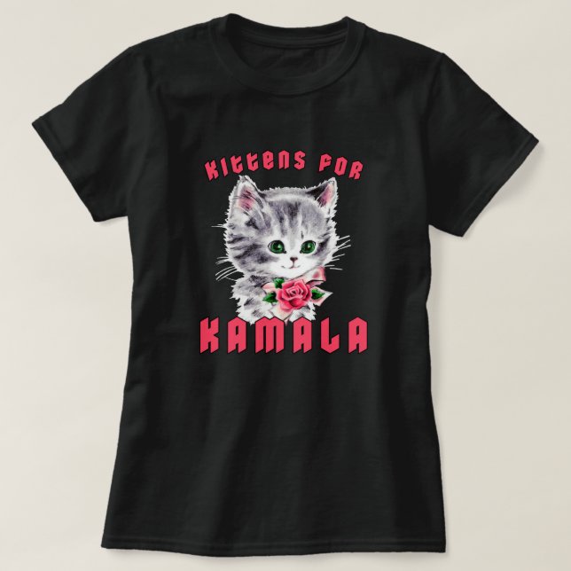 Kittens for Kamala T-Shirt (Design Front)
