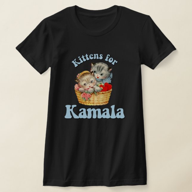 Kittens for Kamala T-Shirt (Laydown)