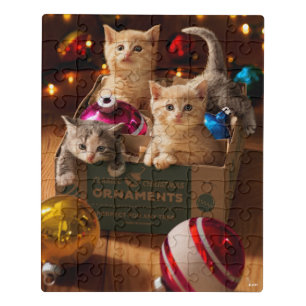 Kittens in Ornament Box Jigsaw Puzzle