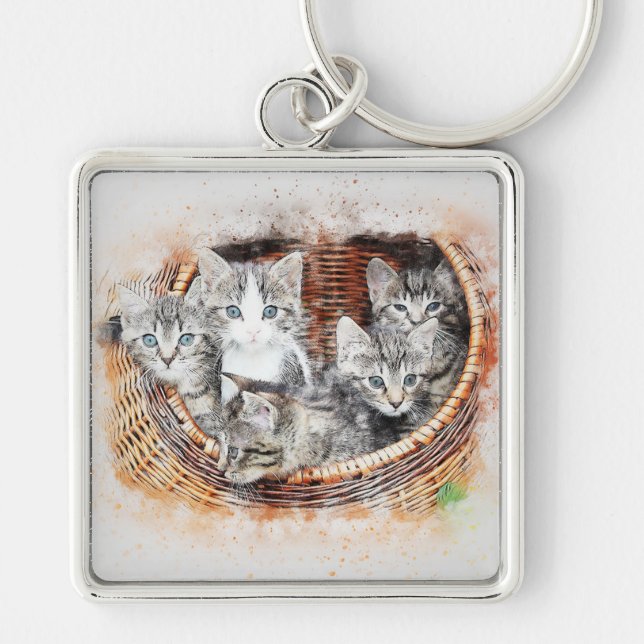 Kittens Keychain (Front)