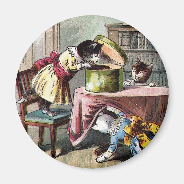 Kittens Looking for Mittens Magnet (Front)