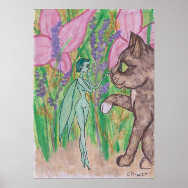 Kitten's New Friend Poster (Front)