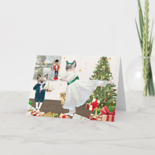 Kittens Nutcracker Greeting Card