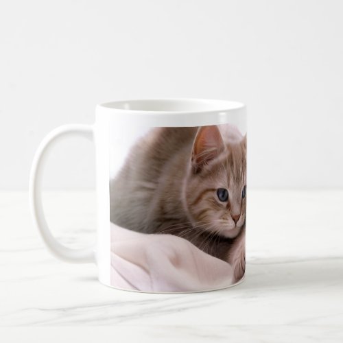 Kittens on Blanket Coffee Mug