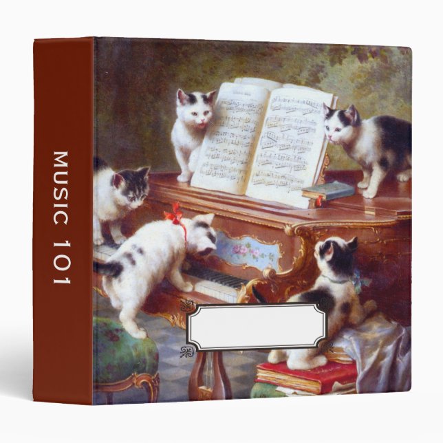 Kittens on the Keys Binder (Front/Spine)