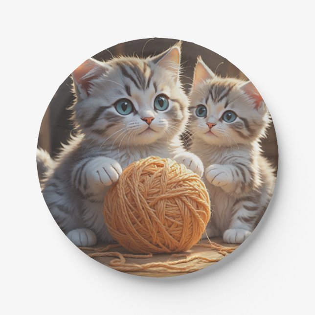 Kittens Paper Plates (Front)
