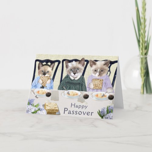 Kittens Passover Greeting Card