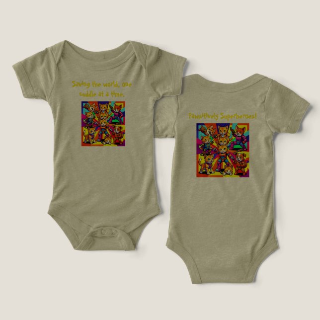 Kittens - Puppies  Infant T-shirt (Design Front & Back)