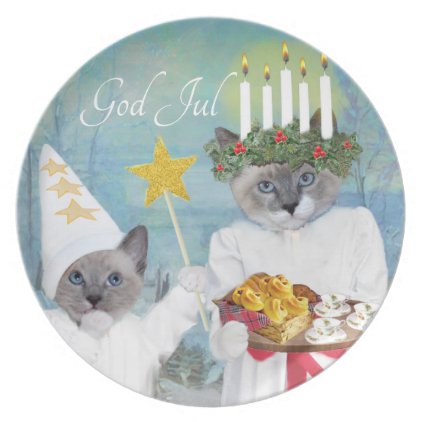 Kittens&#39; Santa Lucia Plate