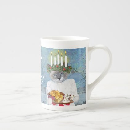 Kittens&#39; Santa Lucia Tea Cup